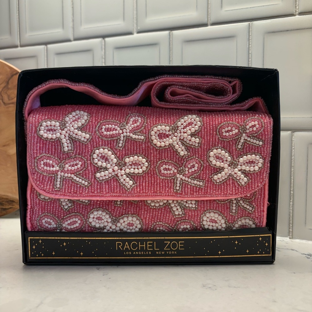 Rachel Zoe Beaded Bow Bag – NWT